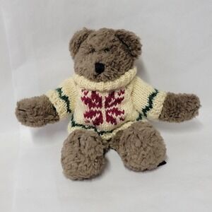 Vintage Boyds Bear With Snowflake Sweater